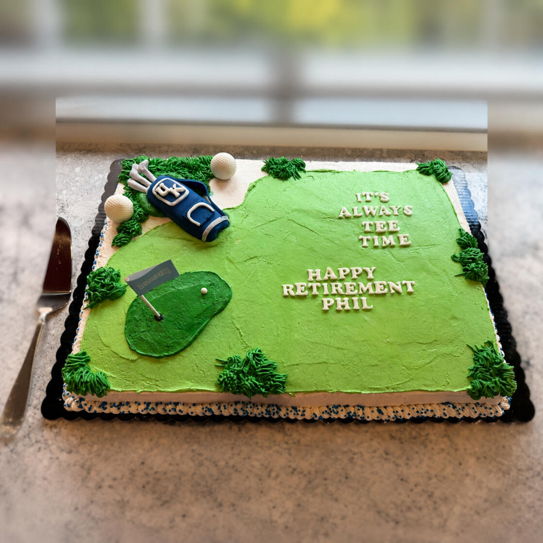 Retirement Golf Cake Retirement Golf Cake