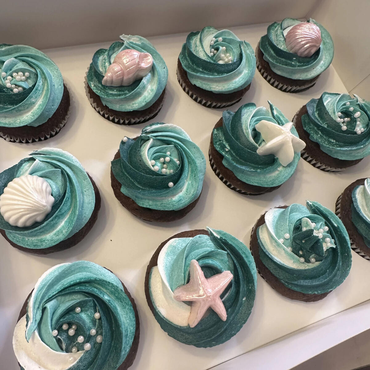 Shell Cupcakes 2