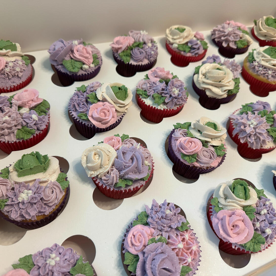 Flower Cupcakes Flower Cupcakes