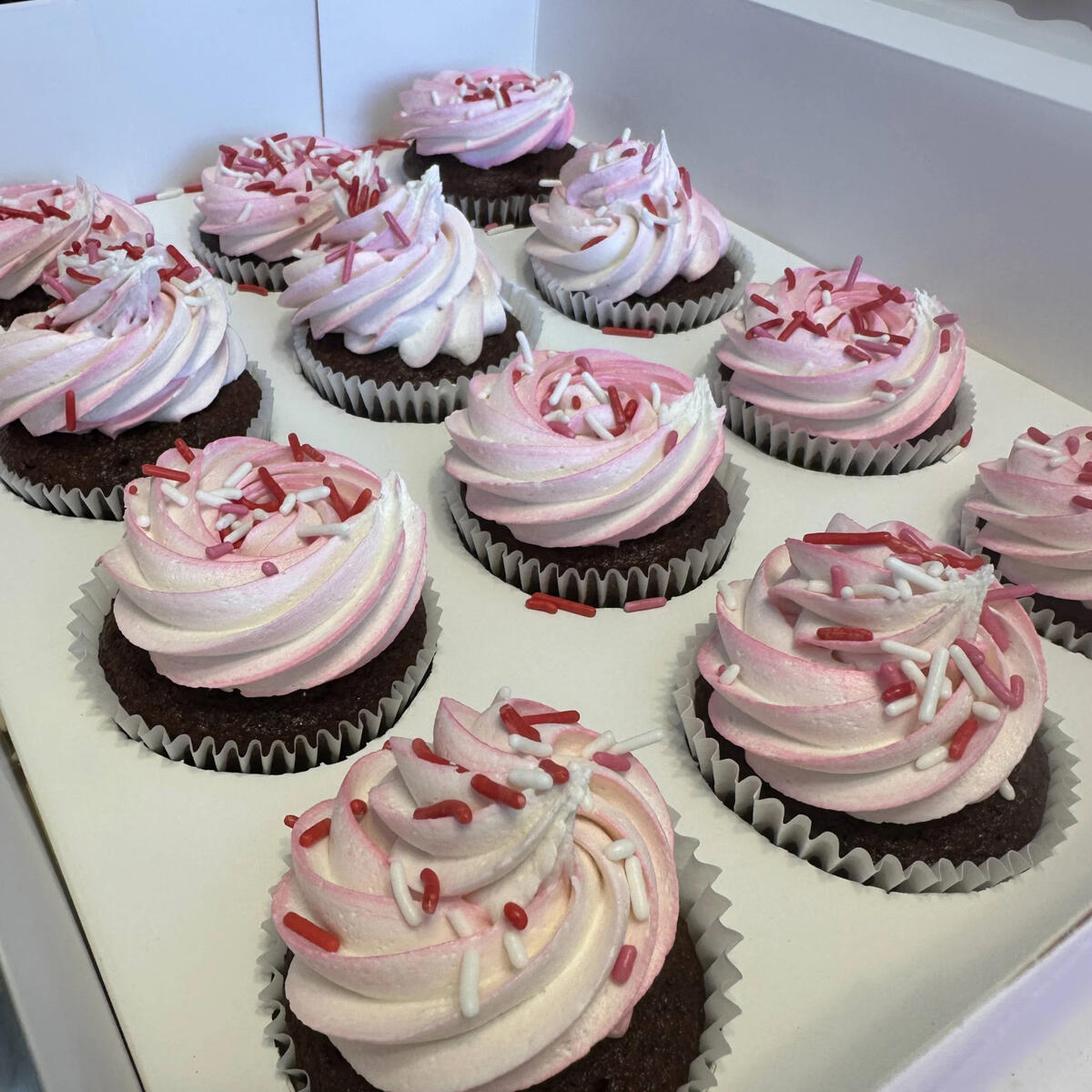 Pink Sprinkles Cupcakes 1